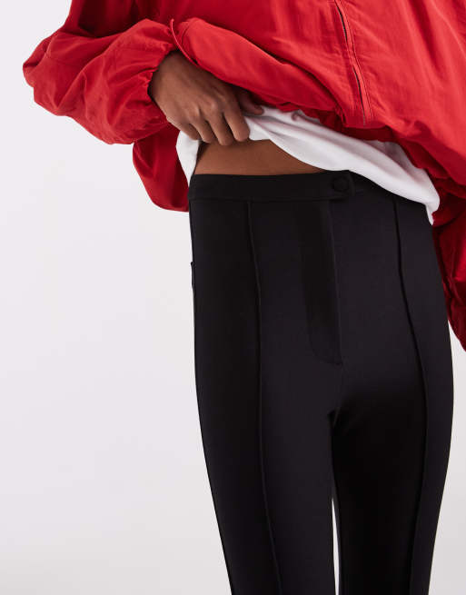 ASOS DESIGN Tall skinny leggings met stirrup in zwart, 5 van 5