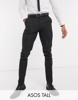 tall black skinny pants