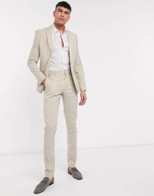 beige suit asos