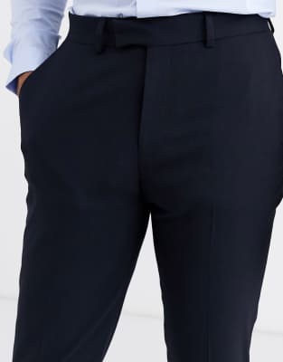 women's navy skinny fit trousers