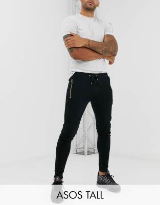 Skinny Joggers With Zip Pockets