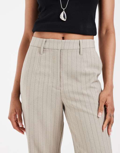 ASOS DESIGN Tall skræddersyet flare med herringbone-stribe, 3 af 5