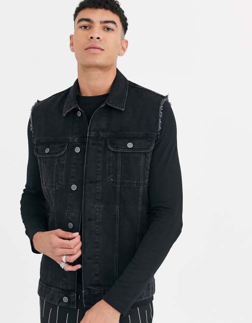 Asos on sale sleeveless jacket