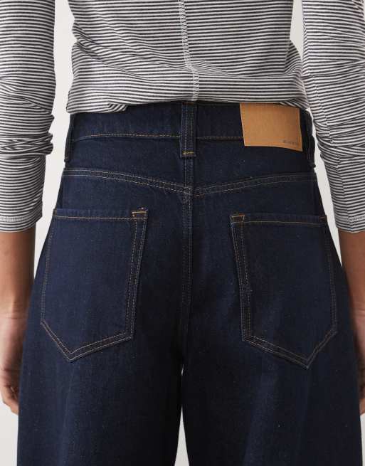 ASOS DESIGN Tall slim barrel jean in rinse, 4 of 5