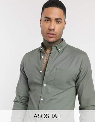 slim fit tall button down shirts