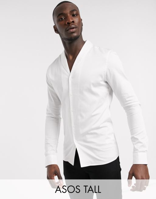 Chemise col chale homme new arrivals