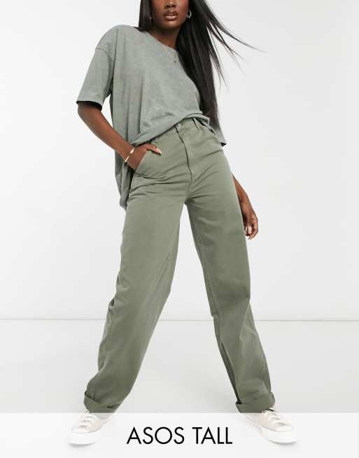 ASOS DESIGN soft twill easy peg pants, ASOS