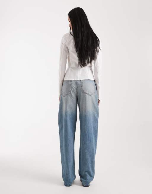 ASOS DESIGN Tall - Smalle jeans med barrel-ben og vintagevask, 2 af 5