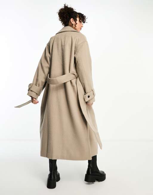 Long store boyfriend coat