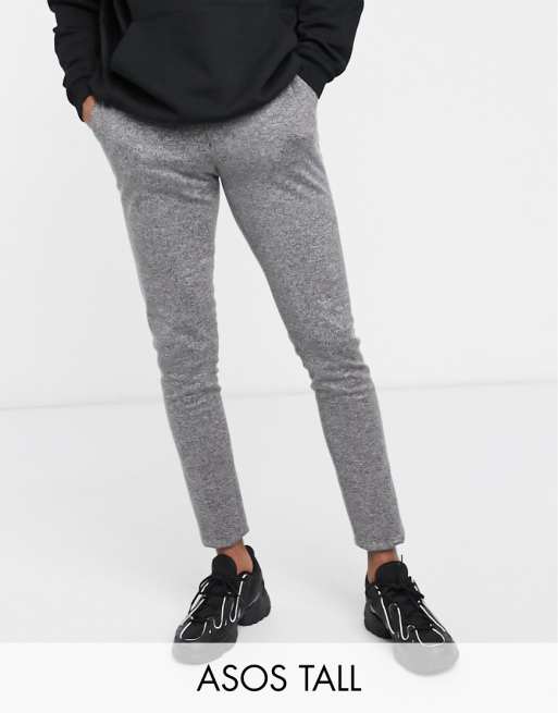 ASOS DESIGN Tall smart super skinny Slim Fit Tall Sweat Pants (charcoal