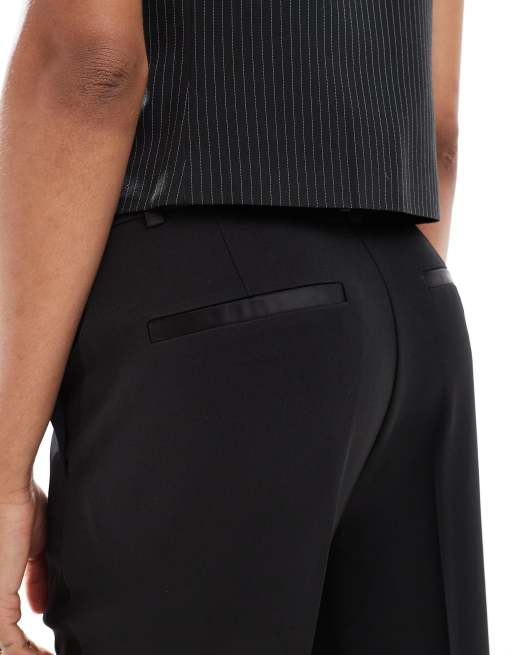 ASOS DESIGN Tall - Smokingpantalon met rechte pijpen in zwart, 5 van 5
