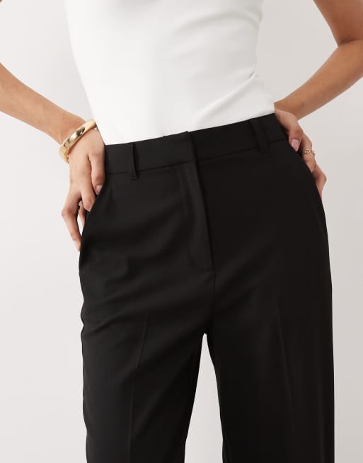 ASOS DESIGN Tall – Snatch – Elegante Schlaghose in Schwarz, 4 von 5