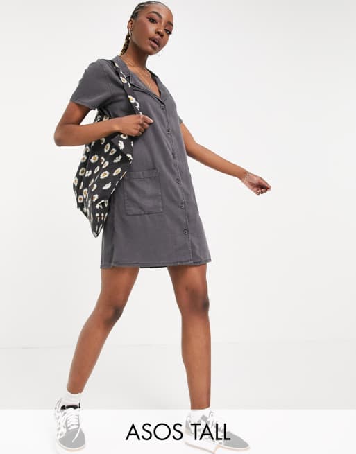 Tall denim shirt outlet dress