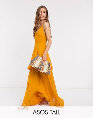 asos yellow dress