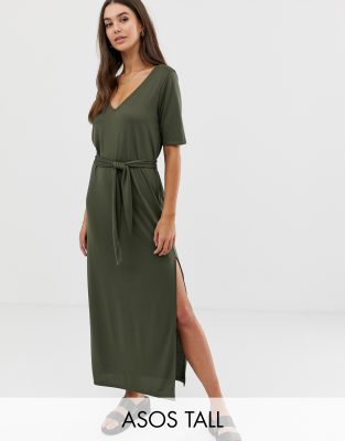 belted maxi
