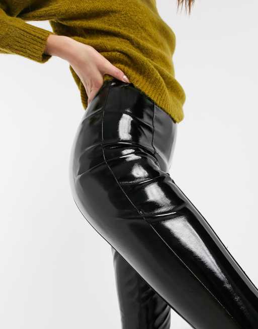 tall vinyl pants