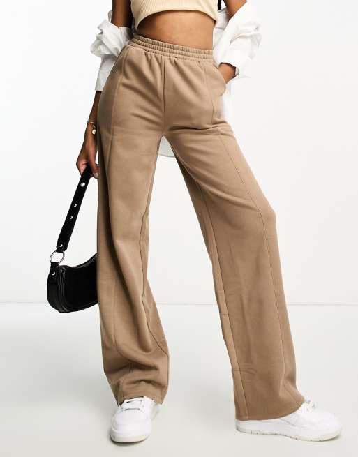 ASOS DESIGN Tall straight leg jogger in neutral | ASOS