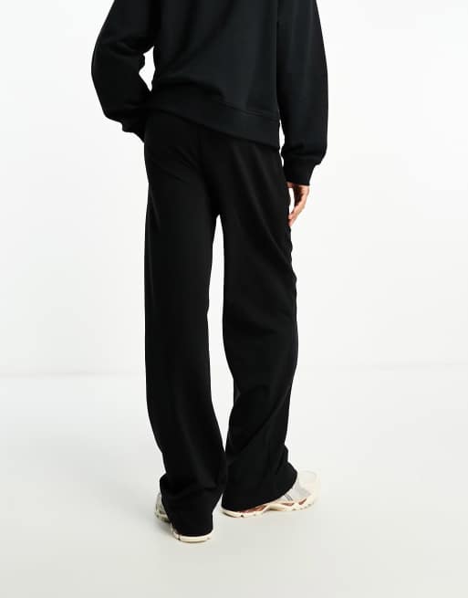 ASOS DESIGN Tall straight leg sweatpants in black - part of a set