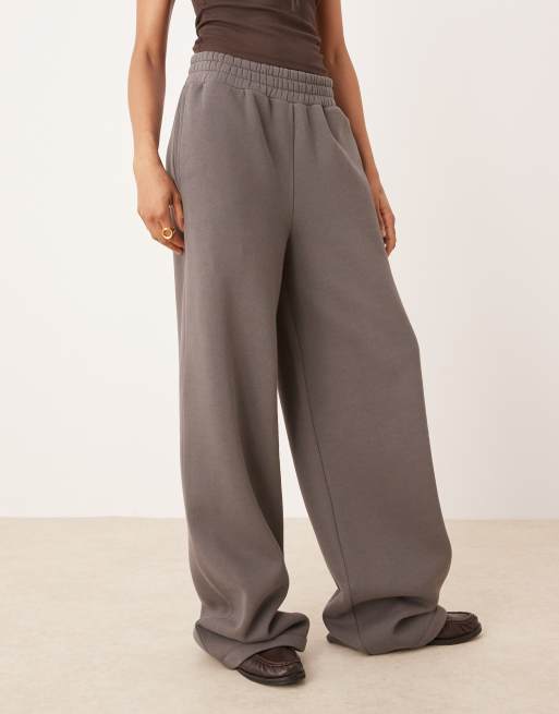 ASOS DESIGN Tall straight leg jogger in grey