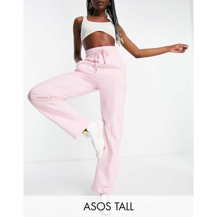 ASOS DESIGN Tall straight leg sweatpants with deep waistband and