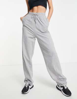 tall grey sweatpants