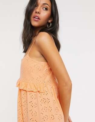 asos apricot dress