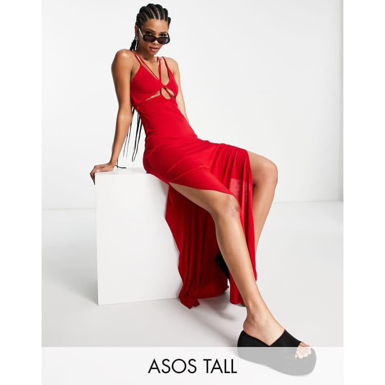 Tall jersey maxi sales dress