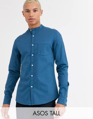 men's button up shirt without collar