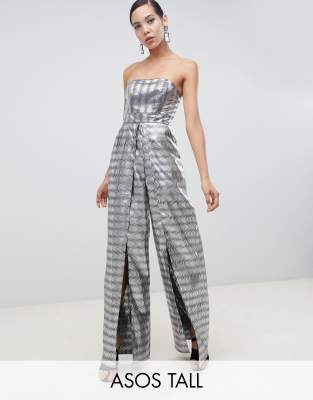 silver jumpsuit asos