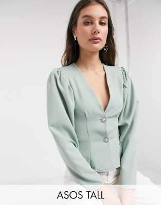 asos tall blouses