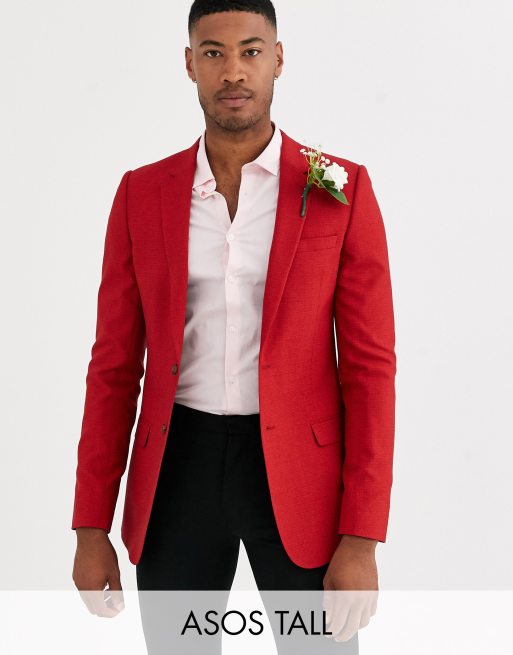 Blazer 2025 homme rouge