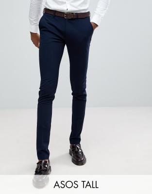 super skinny fit suit pants