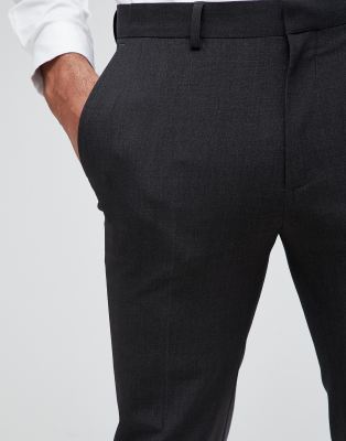 charcoal skinny trousers