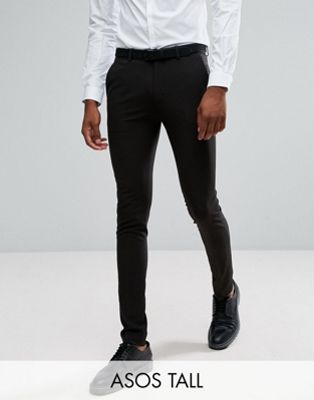 tall black skinny trousers