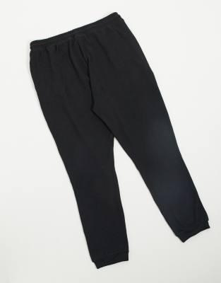 tall slim leg black trousers