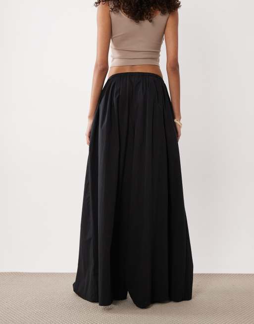 ASOS DESIGN Tall – Svarta byxor med supervida ben, 4 av 5