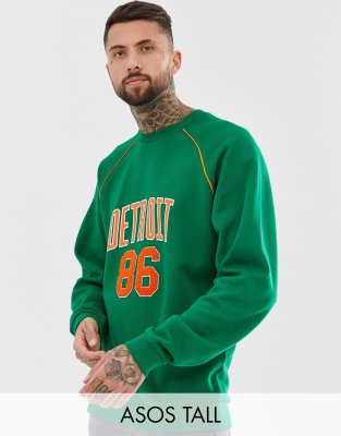 asos green sweatshirt