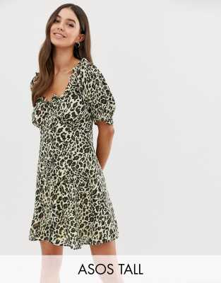 tall leopard print dress