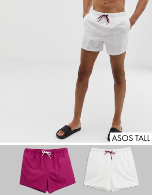 asos white shorts