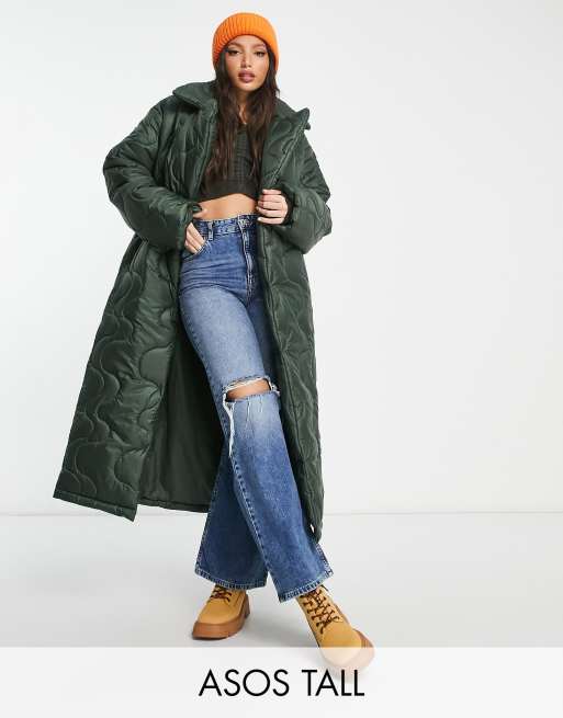 Oversized Swirl Hooded Denim Jacket