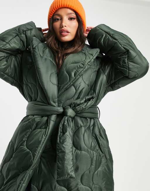 Asos best sale padded coat