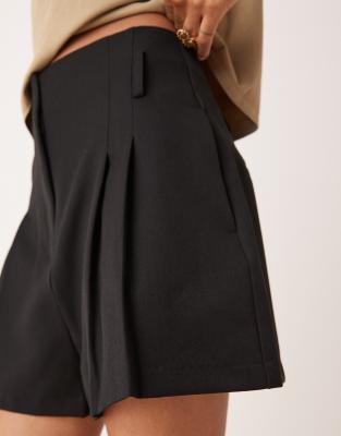 Asos Design Tall Tailored High Waist Belted Shorts