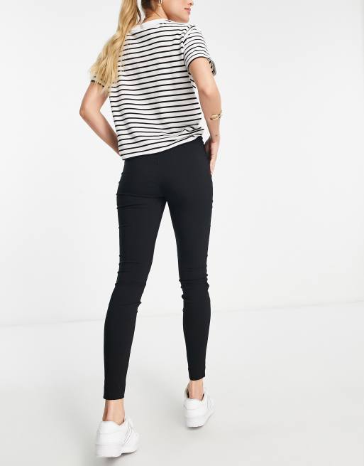 ASOS DESIGN Tall tailored high waist skinny trousers in black ASOS