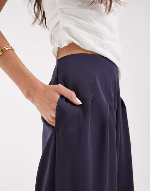 ASOS DESIGN Tall tailored pleated waist wide leg pants, 4 of 5