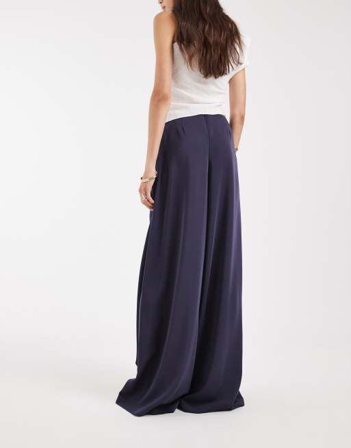 ASOS DESIGN Tall tailored pleated waist wide leg pants, 5 of 5