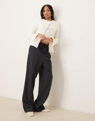 Asos Design Tall Tailored Pull On Pants In Multi