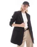[ASOS Tall] ASOS DESIGN Tall tailored relaxed blazer in black XS Black