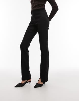 Asos Design Tall Tailored Skinny Pants With Zip Front Detail In Multi