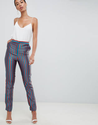 tall striped trousers