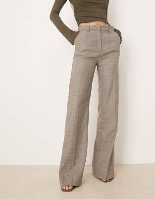 Asos Tall Asos Design Tall Tailored Snatch Flare Pants In Multi